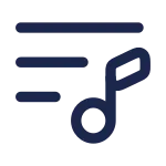Playlist Minimalistic 3 SVG Icon